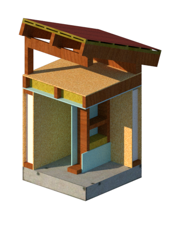 Case din lemn construite pe sistemul TIMBER SIP