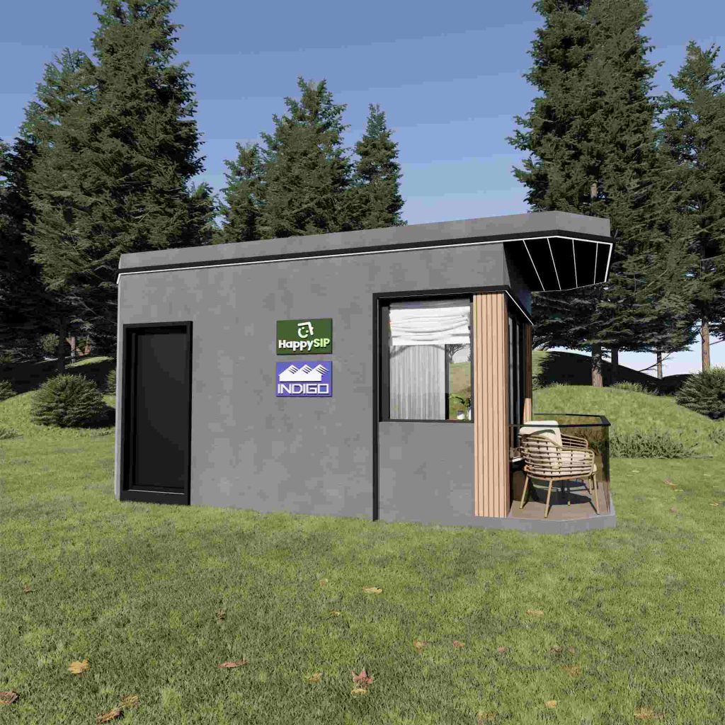 Capsula pe structura din lemn Octa - 005